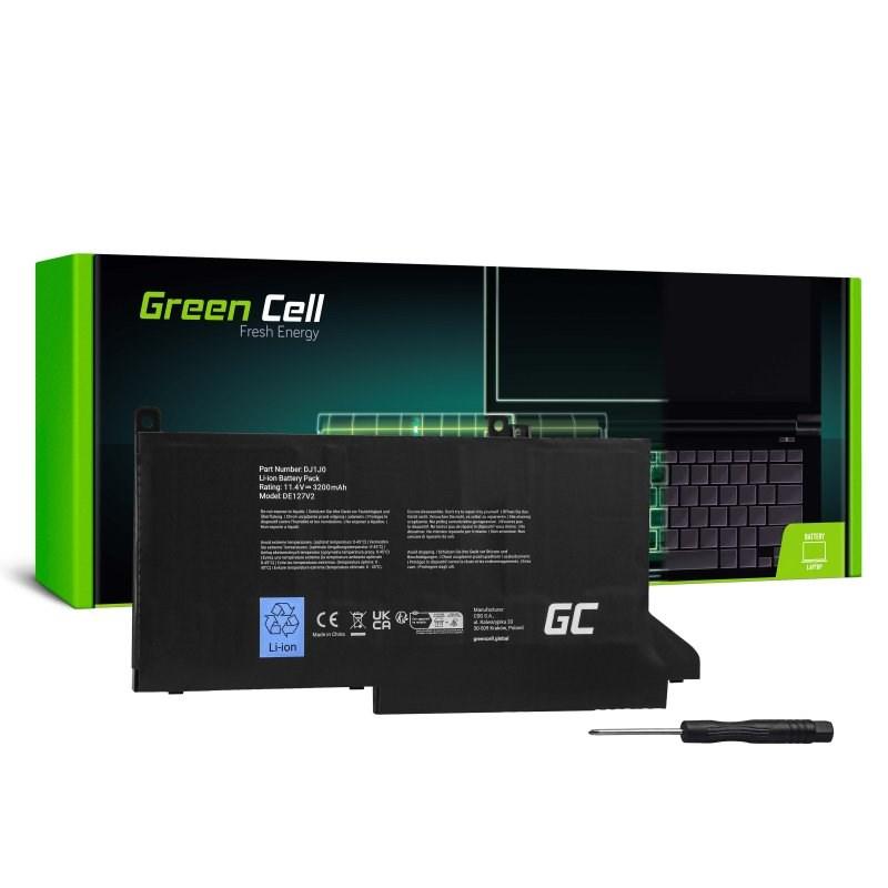 Batteri til bærbar - Green Cell DE127V2 til Dell, 11,4 V 2.700 mAh