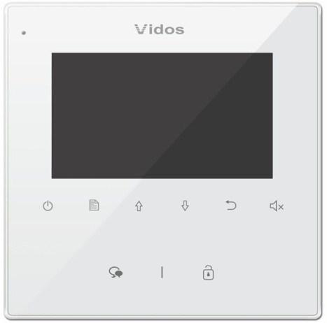 Video dørtelefon skærm Vidos DUO M1022W – hvid