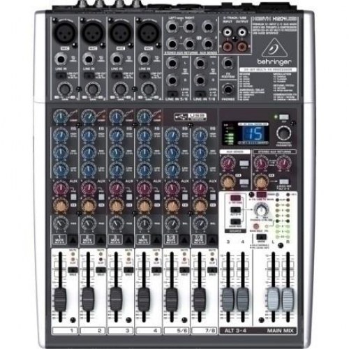 Mikserpult Behringer Xenyx X1204USB – 12 kanaler, grå