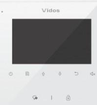 Video dørtelefon skærm Vidos DUO M1022W – hvid billede