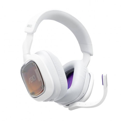 Gaming headset Logitech ASTRO A30 - kablet & trådløst, headband, Bluetooth, hvid