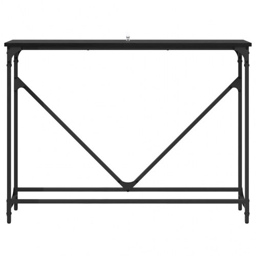 Konsolbord Sort eg 102 x 22,5 x 75 cm Konstrueret træ