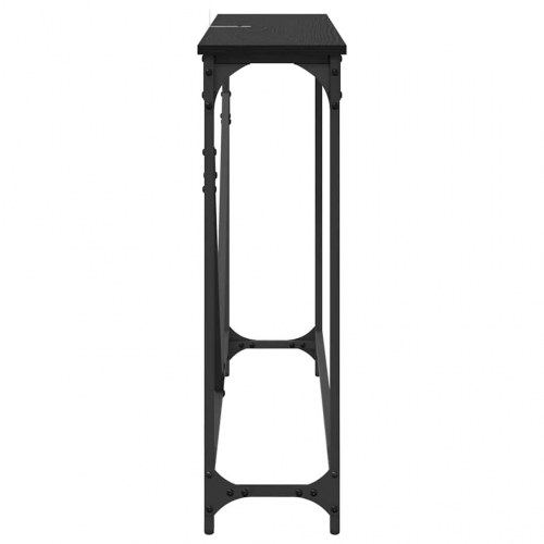 Konsolbord Sort eg 102 x 22,5 x 75 cm Konstrueret træ