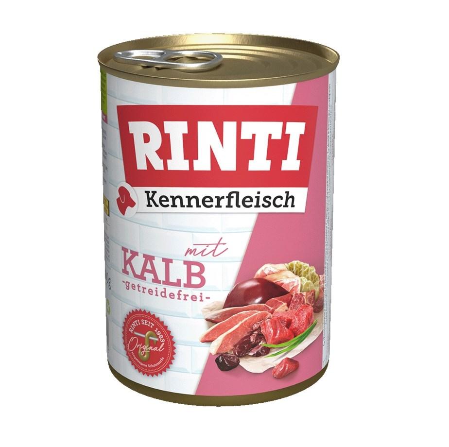 Hundefoder vådfoder RINTI Kennerfleisch kalv 400 g