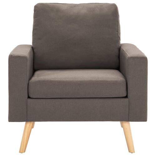 2 personers sofa stof gråbrun