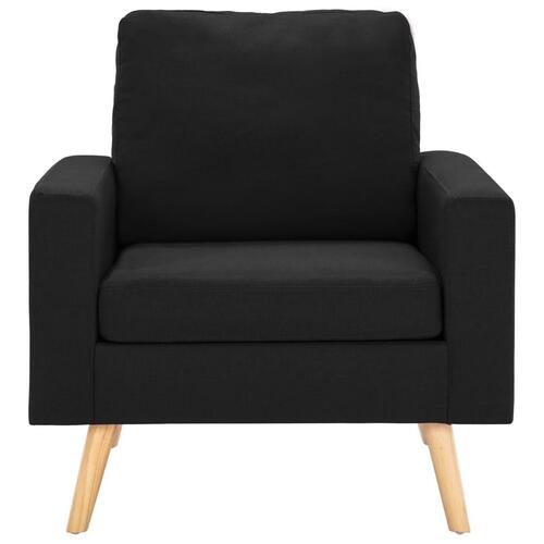 2 personers sofa stof sort