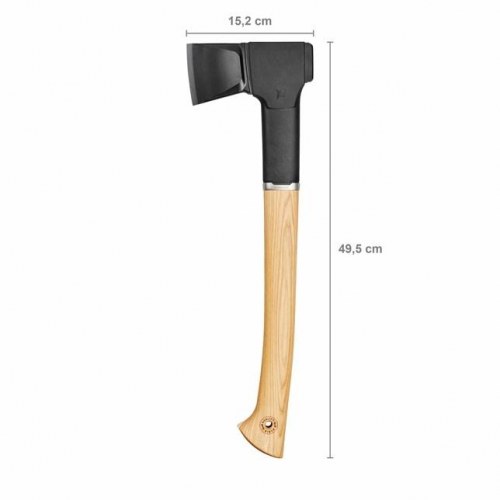 Økse Fiskars Norden N12 - kulstofstål, 52,6 cm