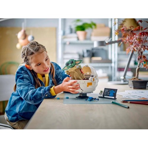 LEGO Star Wars Grogu med svævevogn (75403)