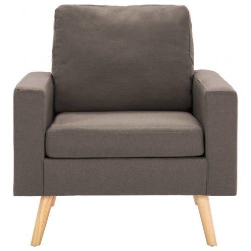2 personers sofa stof gråbrun