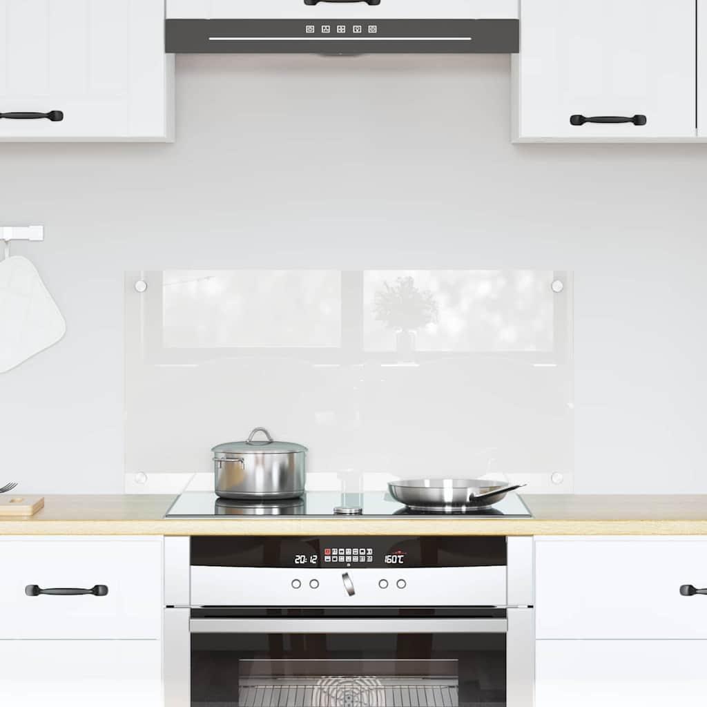 Køkkenbacksplash 70 X 40 Cm Hærdet Glas - Transparent / 80 x 40 x 0,8 cm