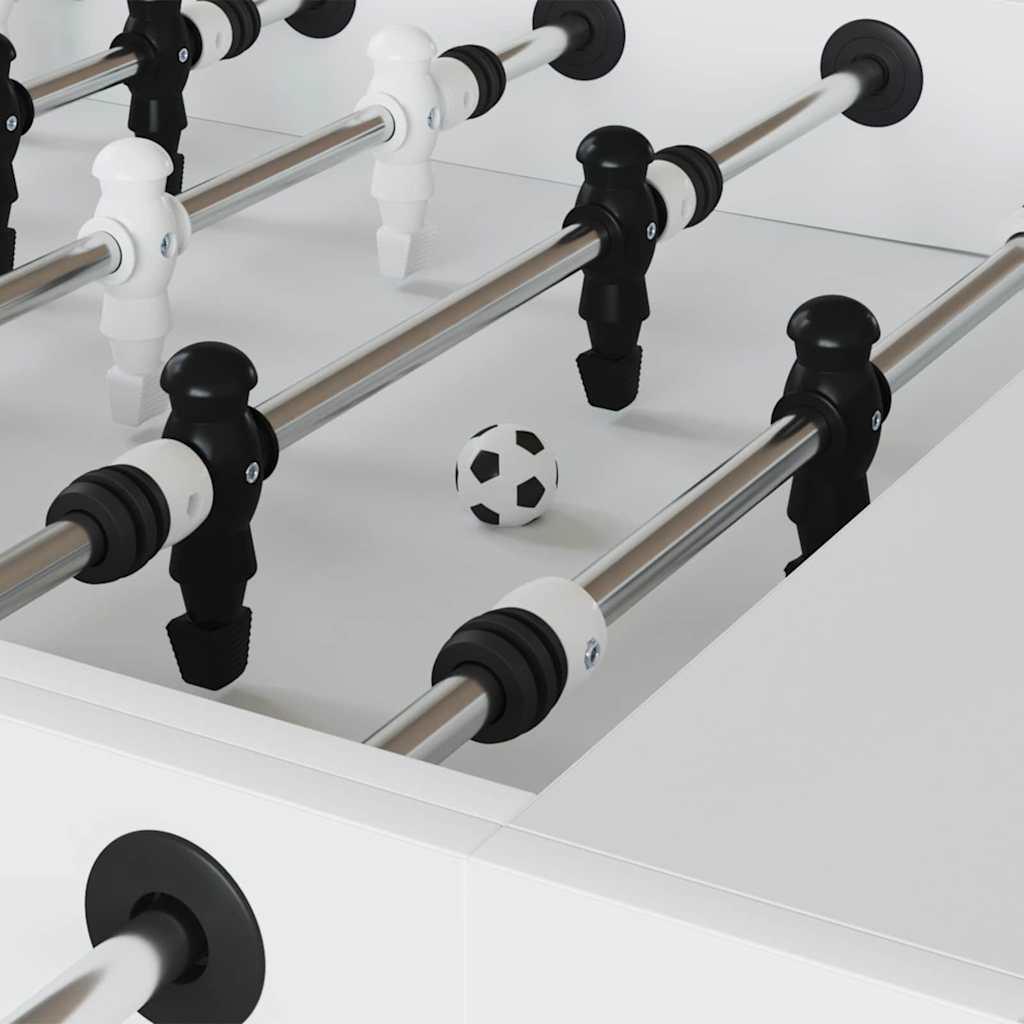 Bordfodbold 12 stk Hvid og sort 3.6 x 3.6 cm Polypropylen