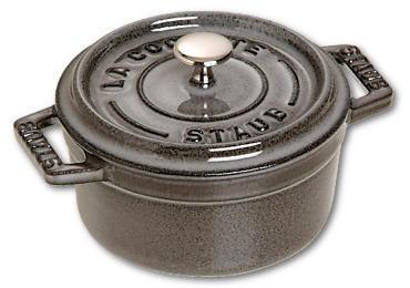 Staub Minis, Enkelt pande, Grå, Støbejern, 0,25 L, 10 cm, 700 g