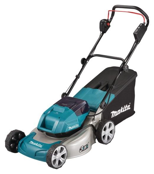 Plæneklipper Makita DLM460Z batteri, 46 cm, sort/blå