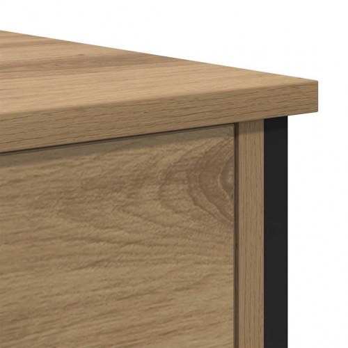 Sengebord 2 stk artisan eg 34 x 35,5 x 45 cm Konstrueret træ