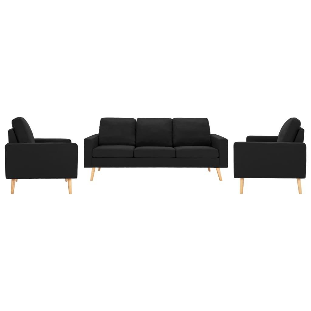 Sofasæt Dele Stof Sort