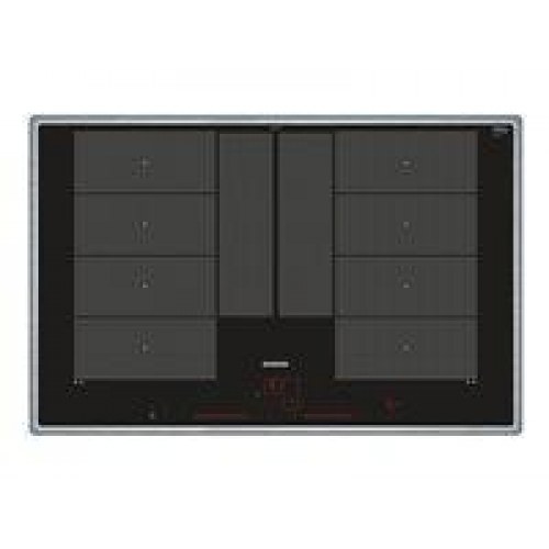 Induktionskogeplade Siemens iQ700 EX845LYC1E 80 cm - sort/rustfrit stål