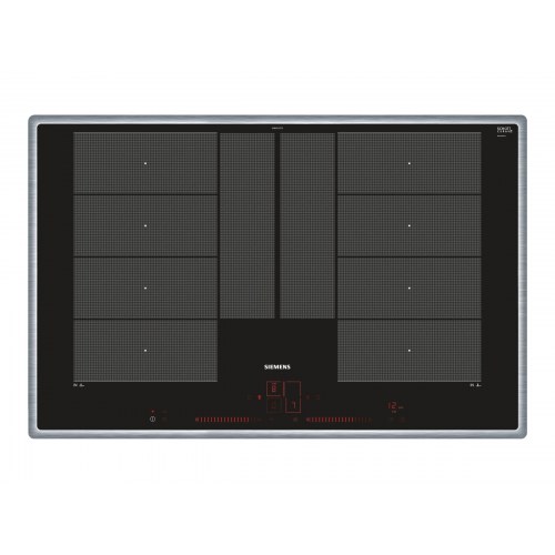Induktionskogeplade Siemens iQ700 EX845LYC1E 80 cm - sort/rustfrit stål