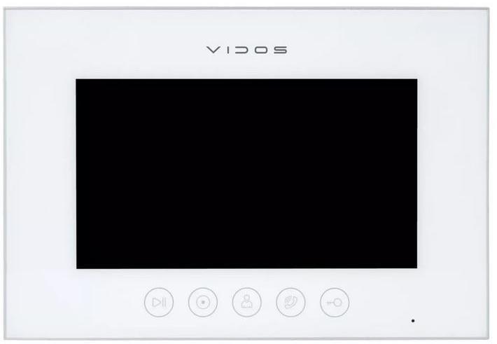 Dørtelefon med video – VIDOS M11W-X skærm (hvid/sort)