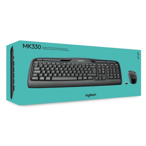 Trådløst tastatur og mus Logitech MK330