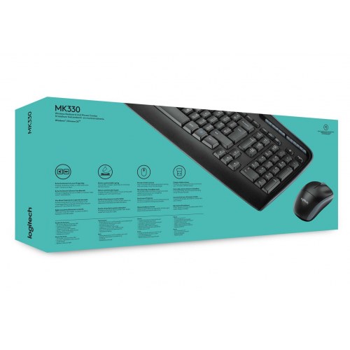 Trådløst tastatur og mus Logitech MK330