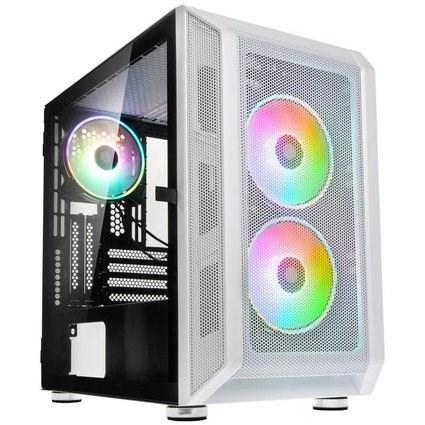 PC kabinet KOLINK Citadel Mesh RGB Micro-ATX - hvid billede