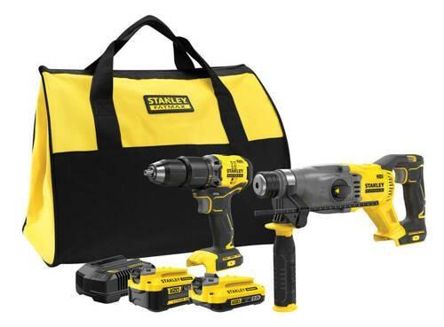 Bore-/skruemaskine sæt STANLEY V20 SFMCK216MDS – 1×4,0 Ah + 1×2,0 Ah billede