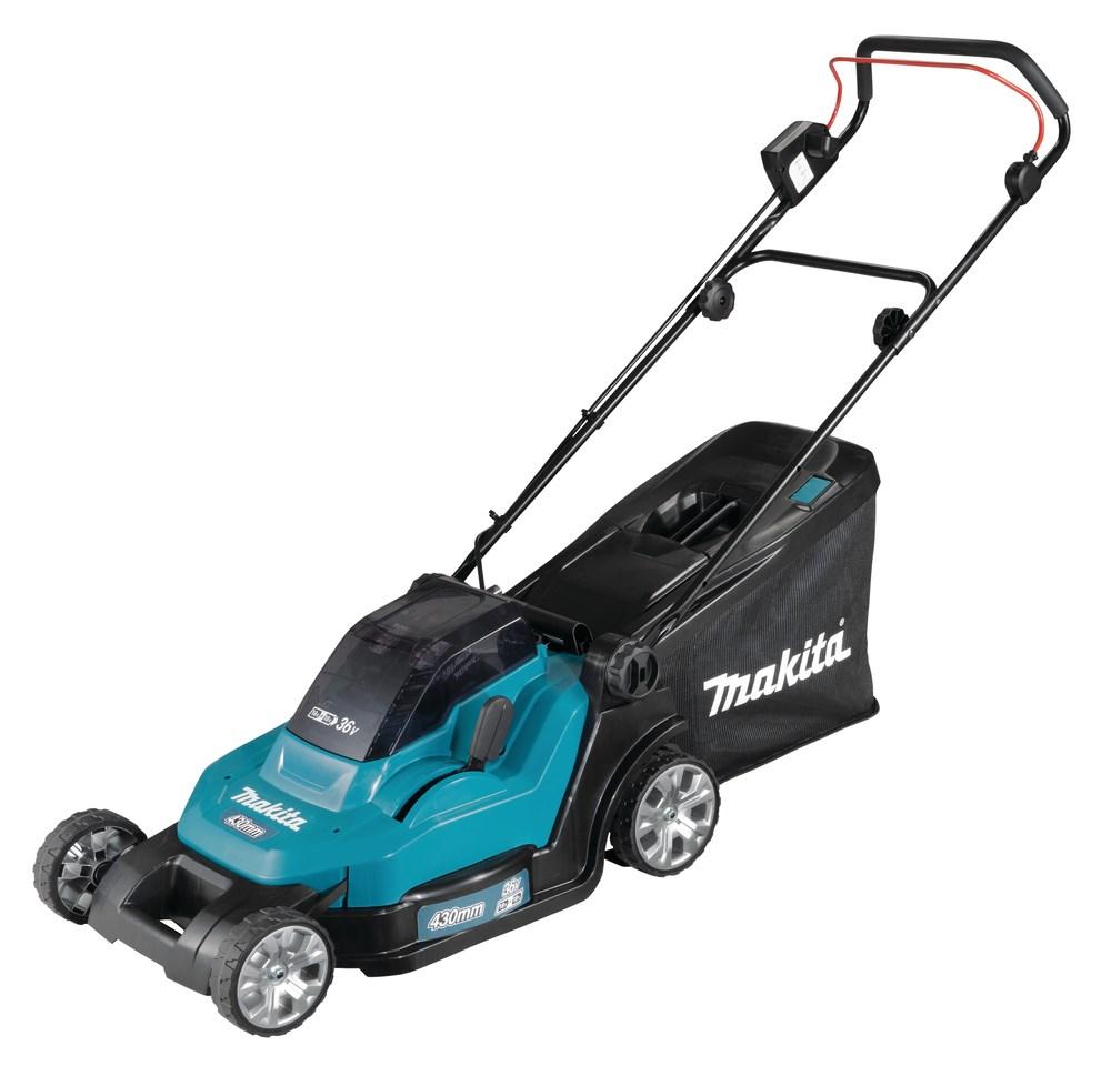 Plæneklipper Makita 2x18 V 43 cm uden batteri og lader (DLM432Z)