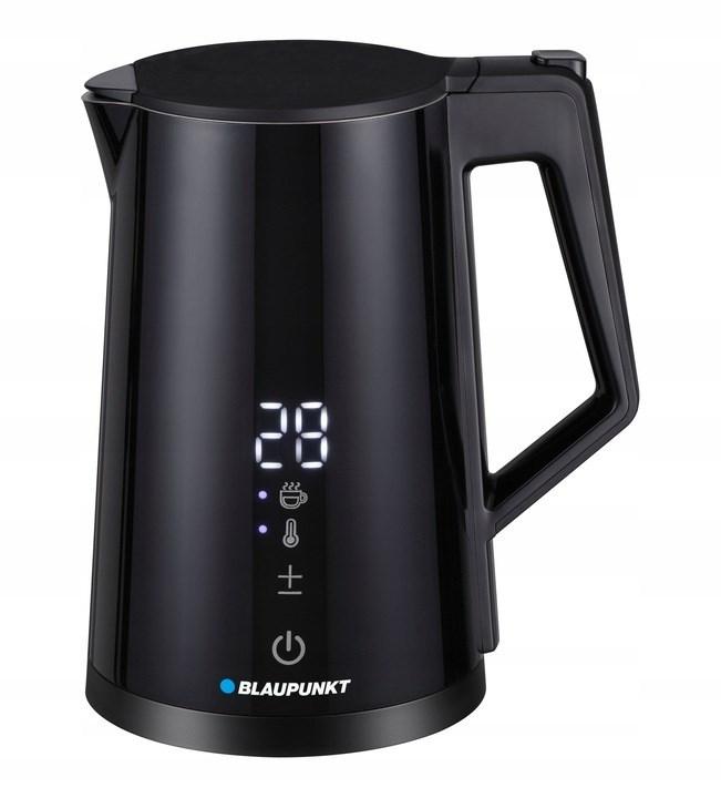 Elkedel med temperaturstyring – Blaupunkt EKD601, 1,7 l, 2.200 W, sort billede