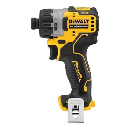 Skruemaskine DeWALT 12 V DCF601N-XJ - børsteløs, 1 100 o/min (gul/sort)