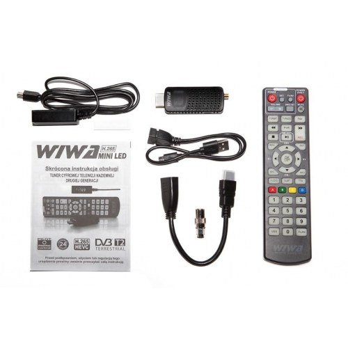 Digitalboks DVB-T/T2 WIWA H.265 Mini LED tuner