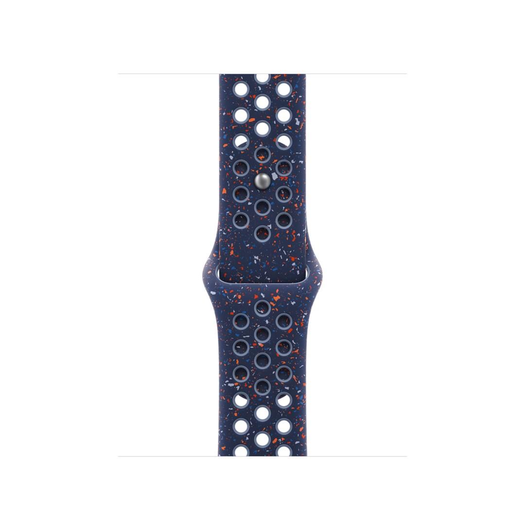 Apple Watch rem S/M - blå fluorelastomer med aluminiumslås