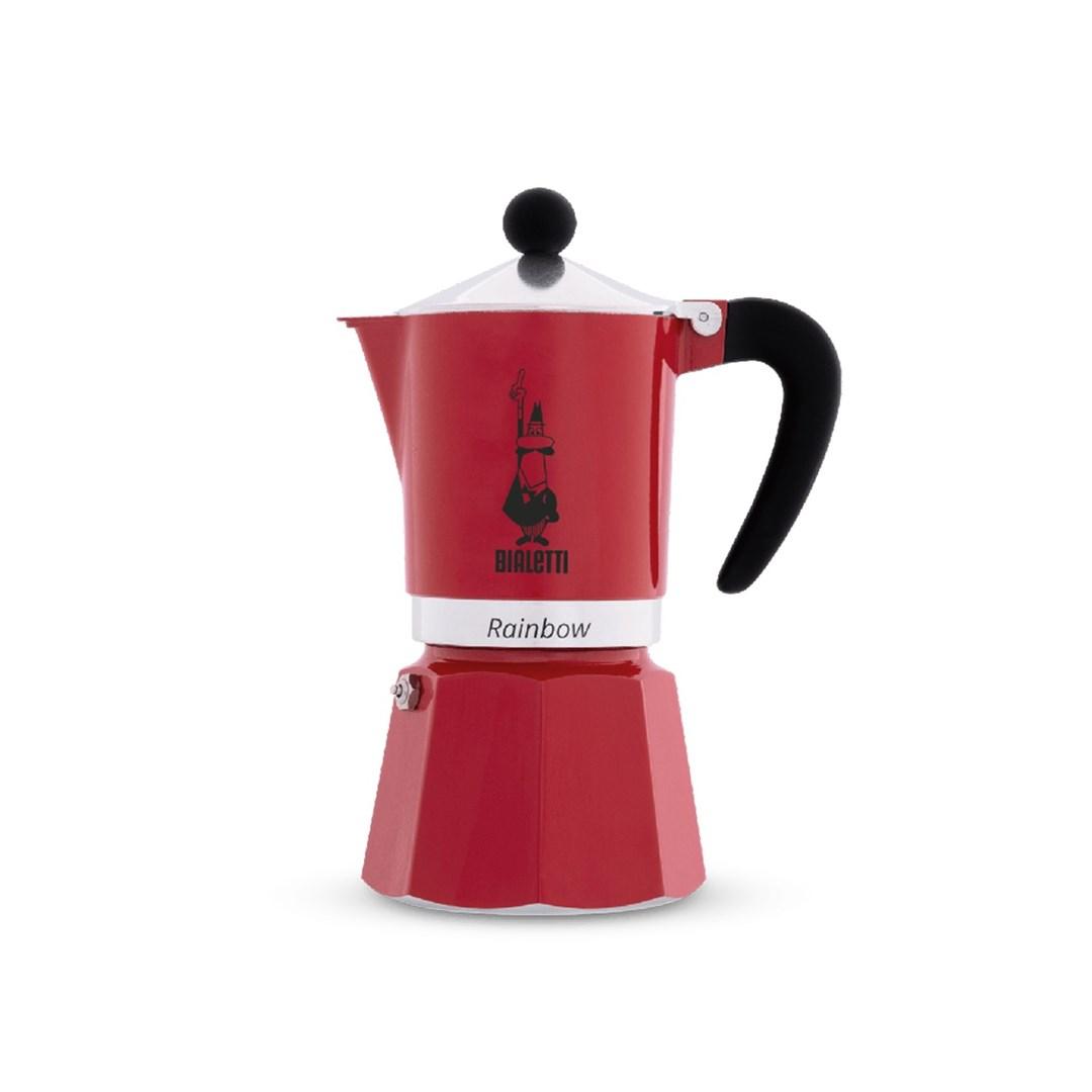 Kaffekande moka – Bialetti Rainbow 1-kop, 60 ml, rød billede