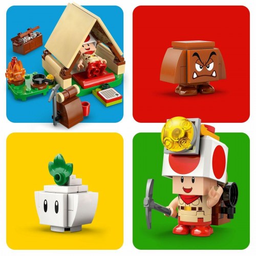LEGO Super Mario Captain Toad’s Camp - byggesæt, 159 dele