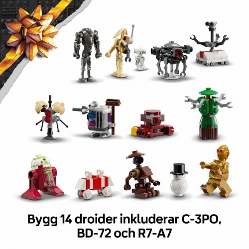 LEGO Star Wars adventskalender 2025 - 263 dele (75418)