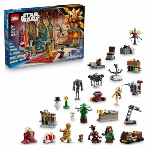 LEGO Star Wars adventskalender 2025 - 263 dele (75418)