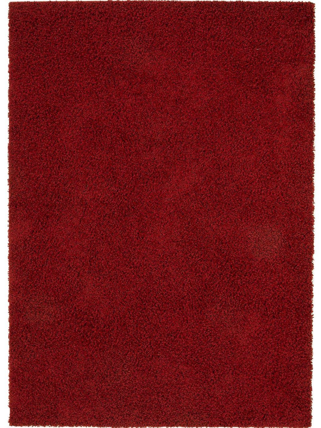 Gulvtæppe Benuta Swirls - vinrød, klassisk, 160×230 cm