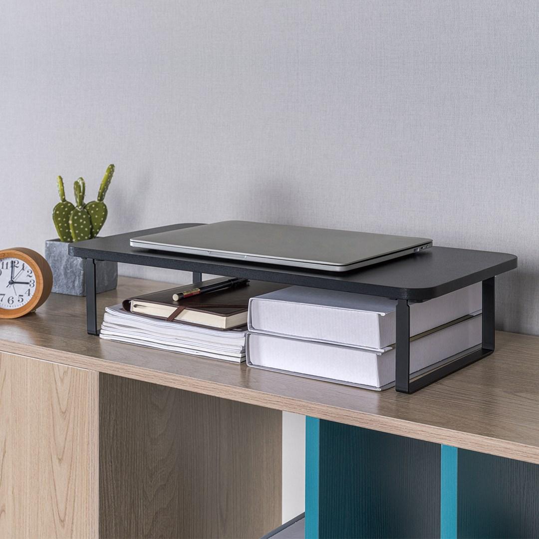 Skærm-/laptopstander Maclean MC-933, sort, 50 × 26 × 12,2 cm, maks. 20 kg