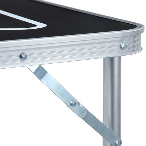Foldbart beer pong-bord med kopper og bolde 240 cm