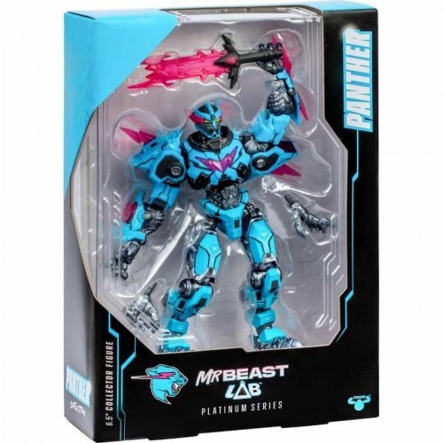 Actionfigur MrBeast Lab - blå plastik