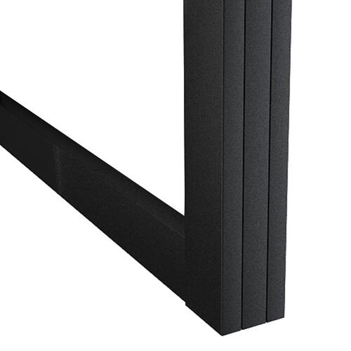 Skydedør m. monteringssæt 90x205 cm aluminium og sikkerhedsglas