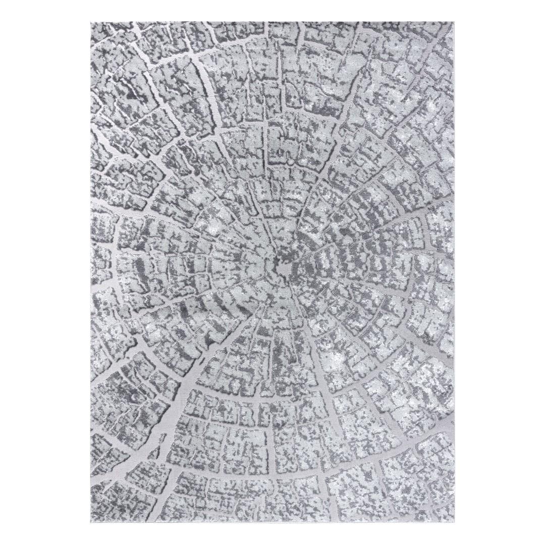 Gulvtæppe Hakano Trex Tree 2 - grå 80×150 cm