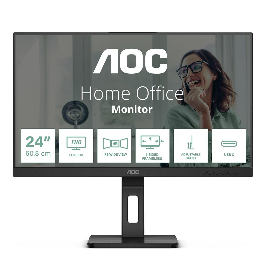Skærm 24" AOC 24P3CV - IPS, Full HD, 75 Hz, USB‑C billede