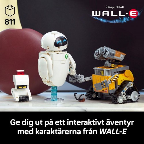 LEGO Disney Wall·E & EVE 43279 - byggesæt til voksne (811 dele)