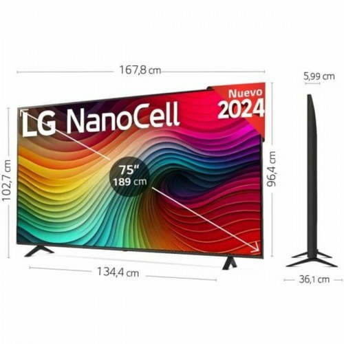 Smart TV LG 75" NanoCell 4K Ultra HD (75NANO82T6B)
