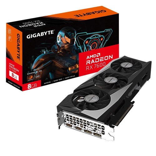 Grafikkort Gigabyte Radeon RX 7600 Gaming OC 8GB GDDR6