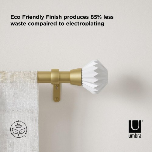 Gardinstang sæt Umbra Pleat – guld