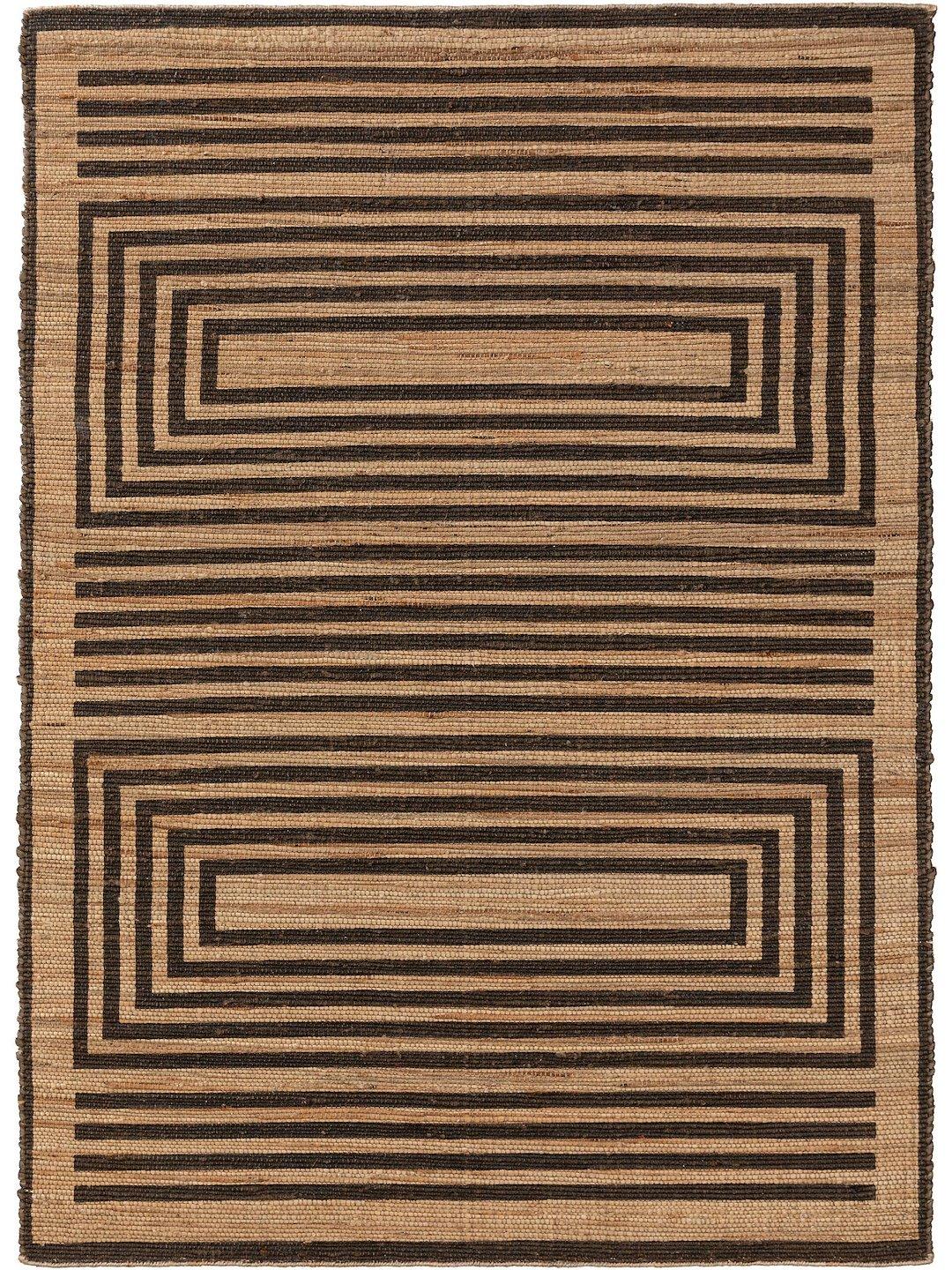 Gulvtæppe Benuta BARU - beige/brun, jute, 120×170 cm