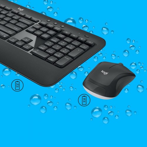 Trådløst tastatur og mus - Logitech MK540 Advanced
