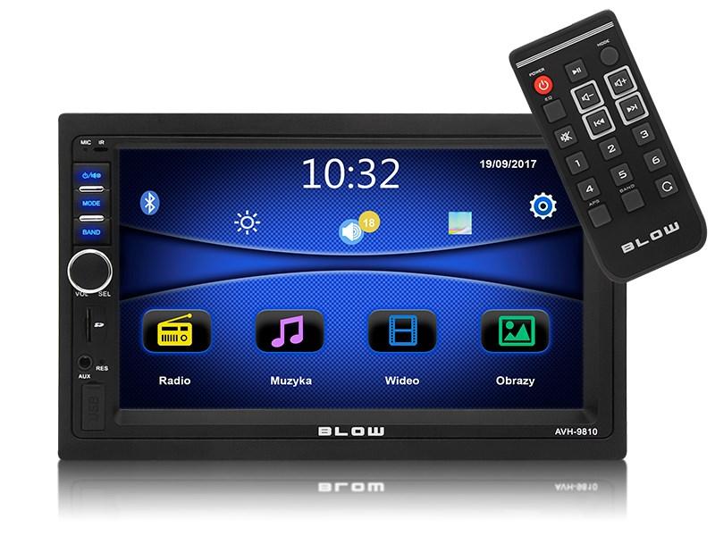 Bilradio 2DIN med touchskærm 7" – BLOW AVH-9810 billede