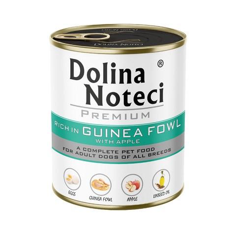 Hundefoder vådfoder – Dolina Noteci Premium med perlehøne og æble, 800 g billede